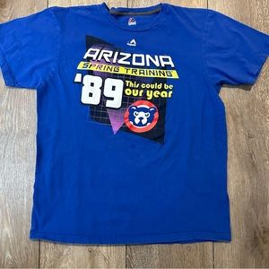 1989 Chicago Cubs Spring Training Tee - Majestic - Men’s L